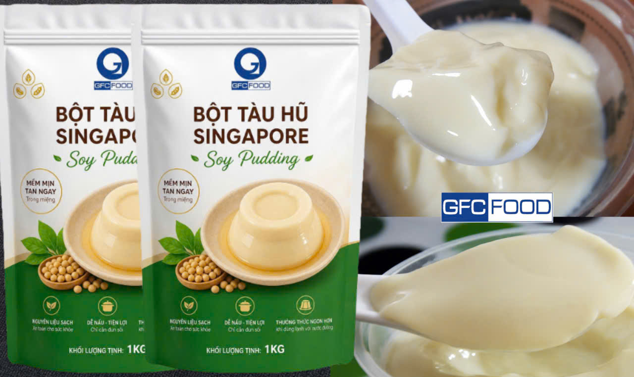 Bột Tàu Hũ Singapore GFC FOOD – Mềm Mịn, Tan Ngay Trong Miệng